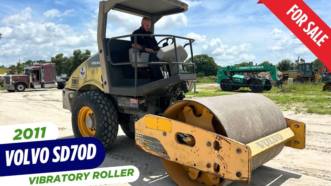 2011 Volvo SD70D Vibratory Roller