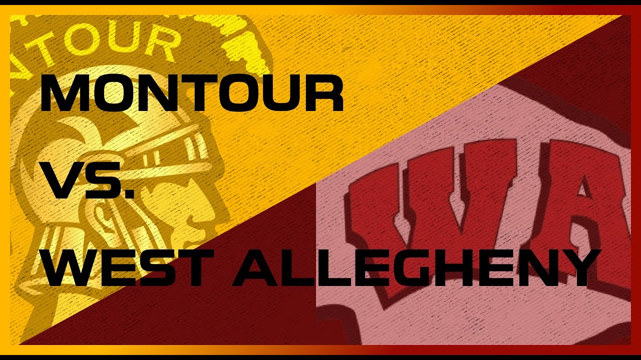 Montour Spartans Vs. West Allegheny Indians - Montour Football