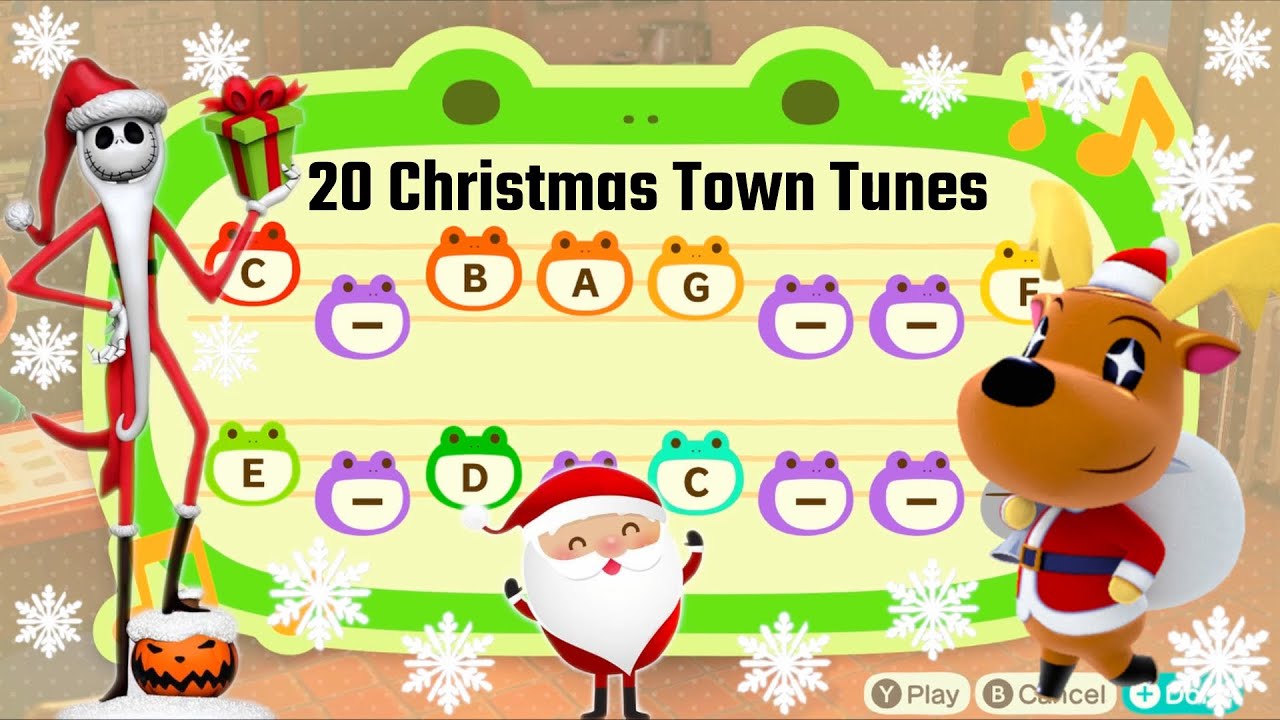 20 Christmas Town Tunes for Animal Crossing: New Horizons