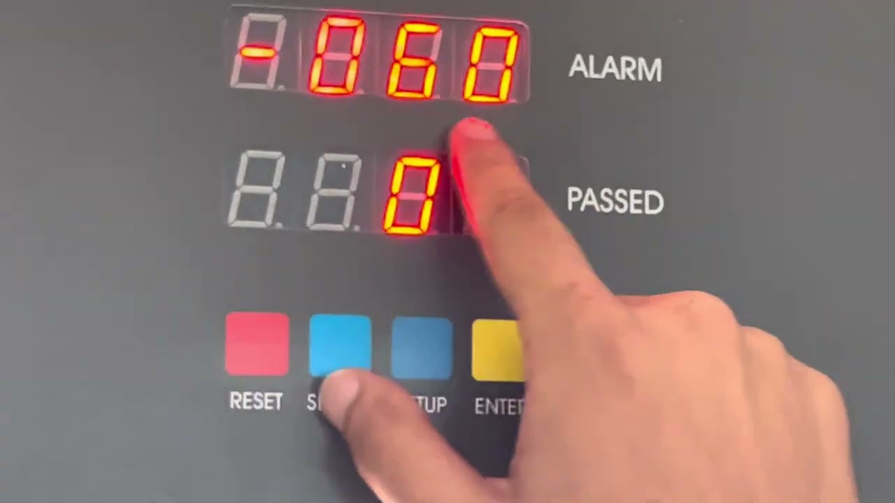 SUPER PASS SP300 18 Bölge Kapı Tipi Üst Arama Dedektörü Hassasiyet Ayarı