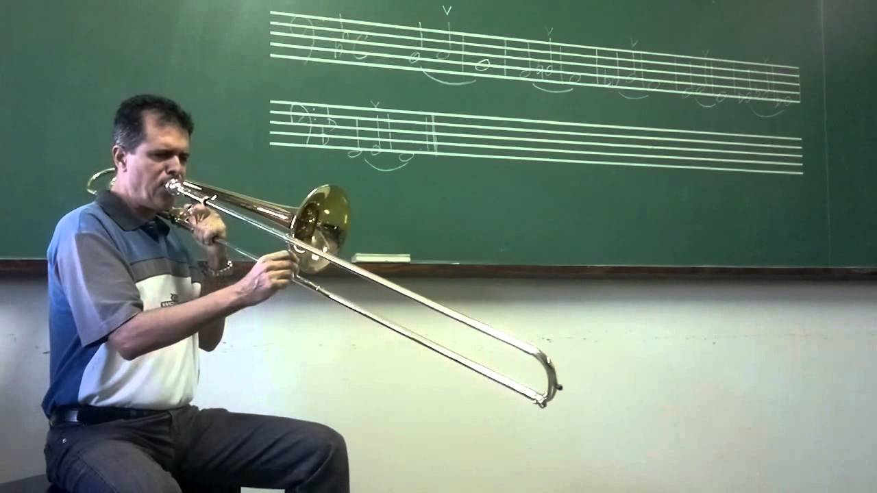 040 - Usando o rotor ou chave em Fá do trombone