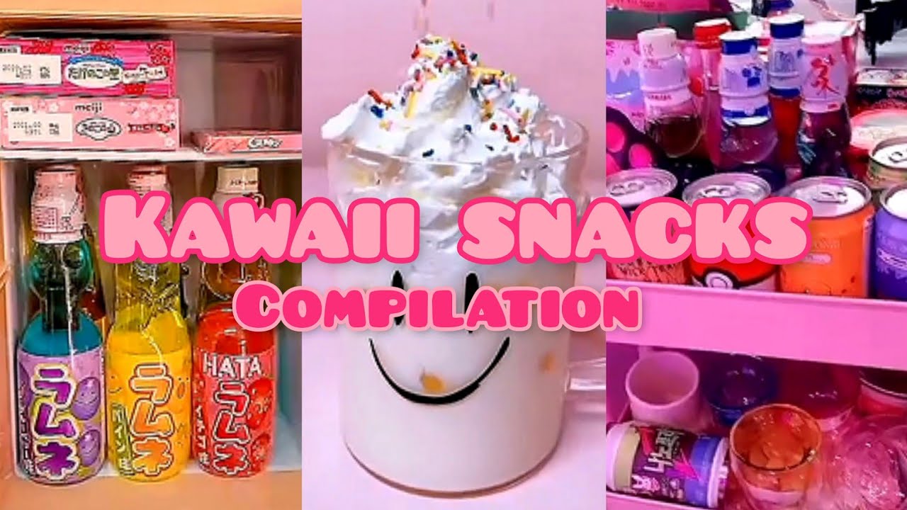 kawaii foods, snacks, drinks unboxing tik tok compilation | kawaii unboxing | kawaii ASMR