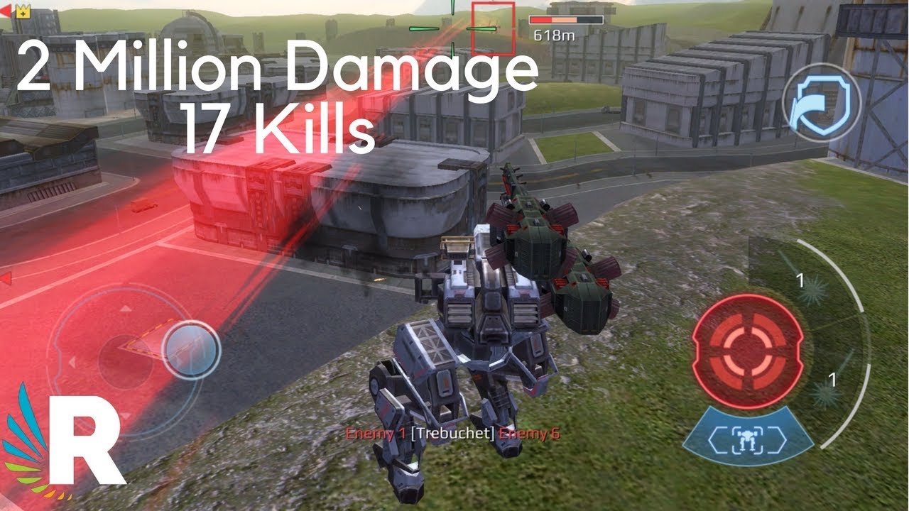 War Robots: New Skirmish Gameplay | 2 million damage - 17 kills - first place