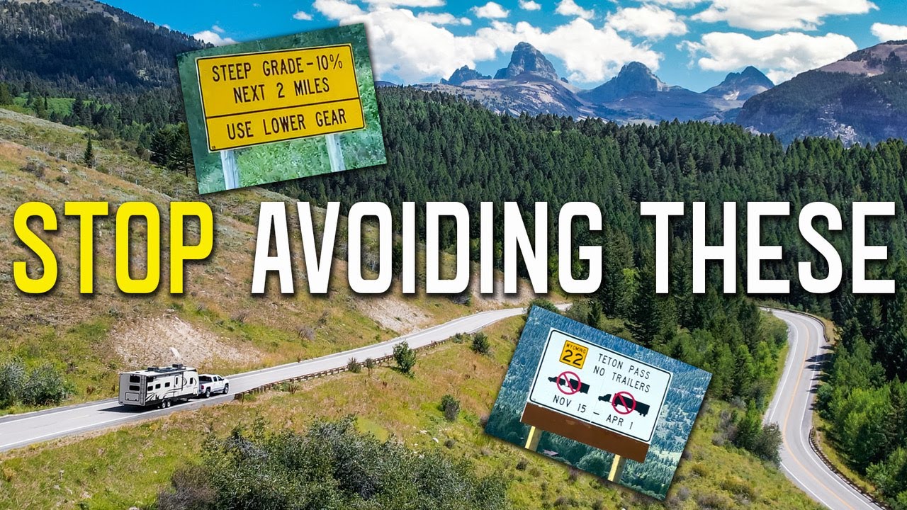 SAFETY TIPS FOR MOUNTAIN PASSES | DON’T RUIN YOUR BRAKES | RVING WYOMING  S8 || Ep 192