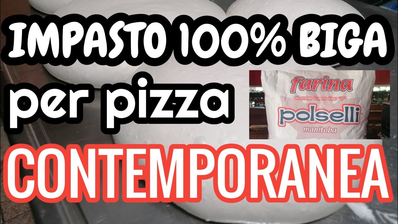 Impasto PIZZA CONTEMPORANEA con farina MANITOBA Polselli