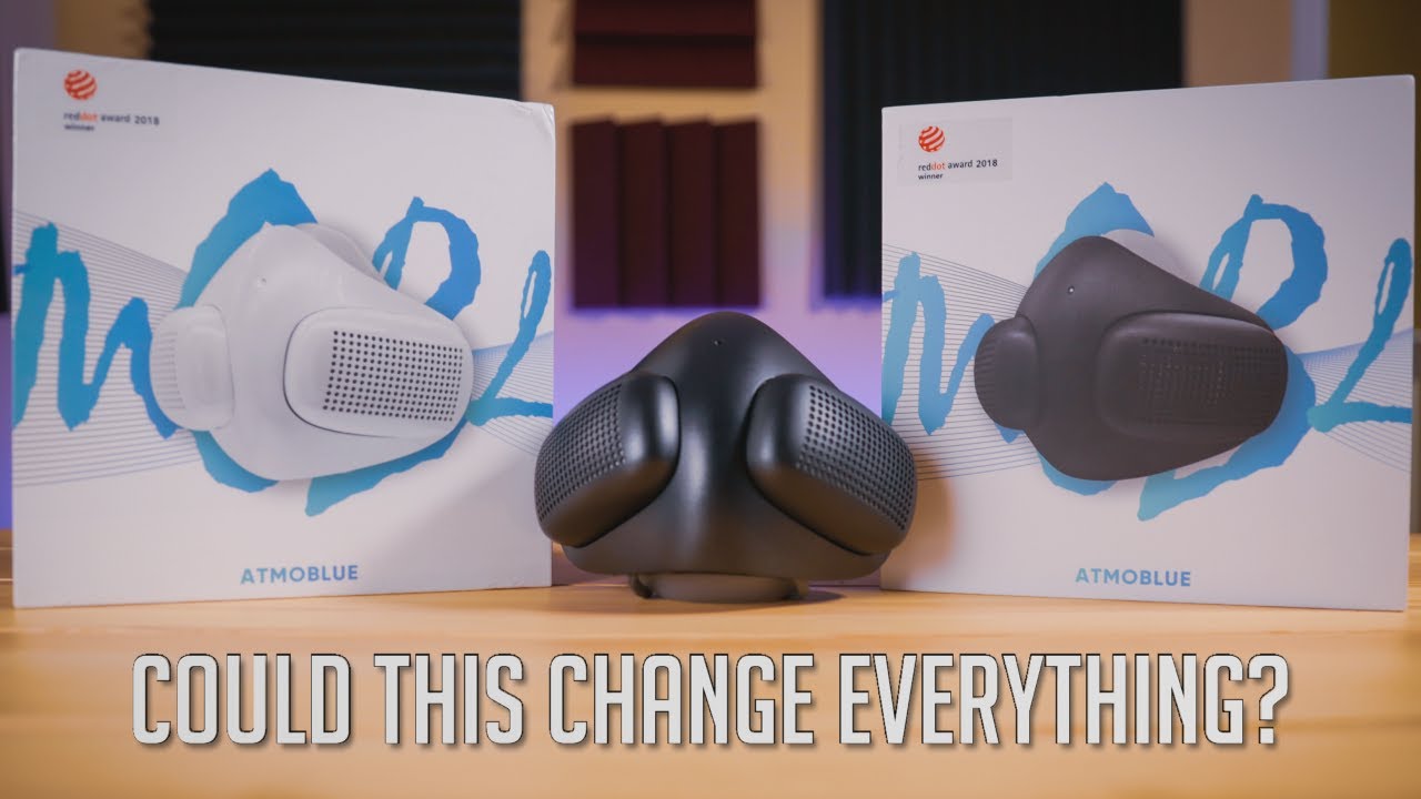 ATMOBLUE Portable Air Purifier | Unboxing and First Impressions | The Tesla of Face Masks?!