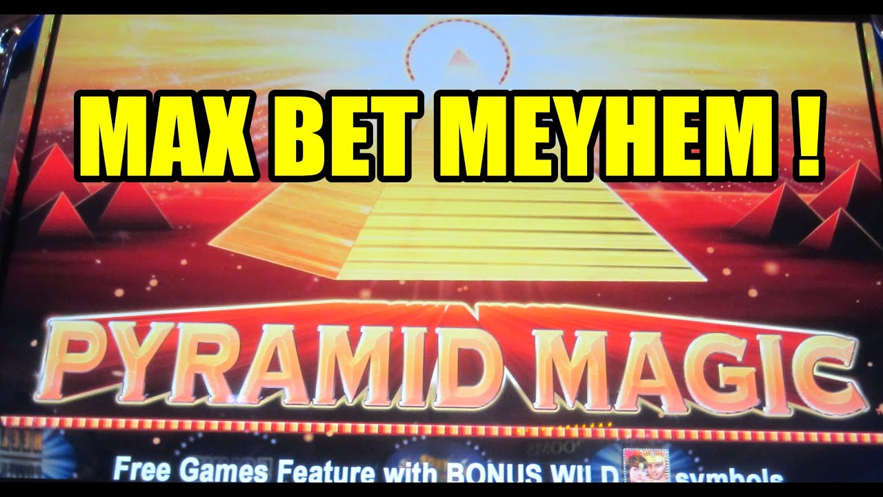 Aristocrat - Pyramid Magic - Max Bet!  100x win!