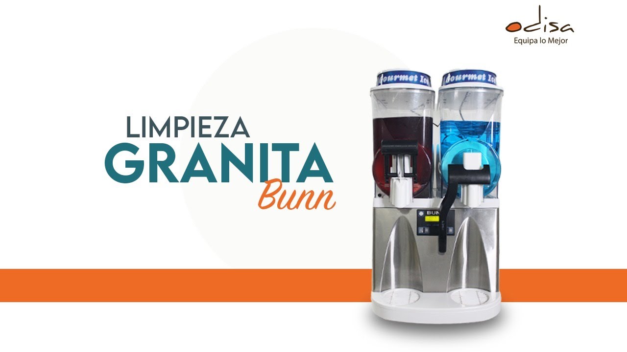 ¿Cómo limpiar una granita Bunn? - Limpieza de tolvas y filtro - Odisa Equipa