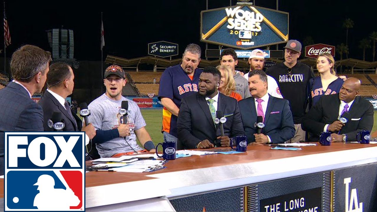 Alex Bregman joins the FOX MLB Crew after Game 7 | 2017 MLB Playoffs | FOX MLB