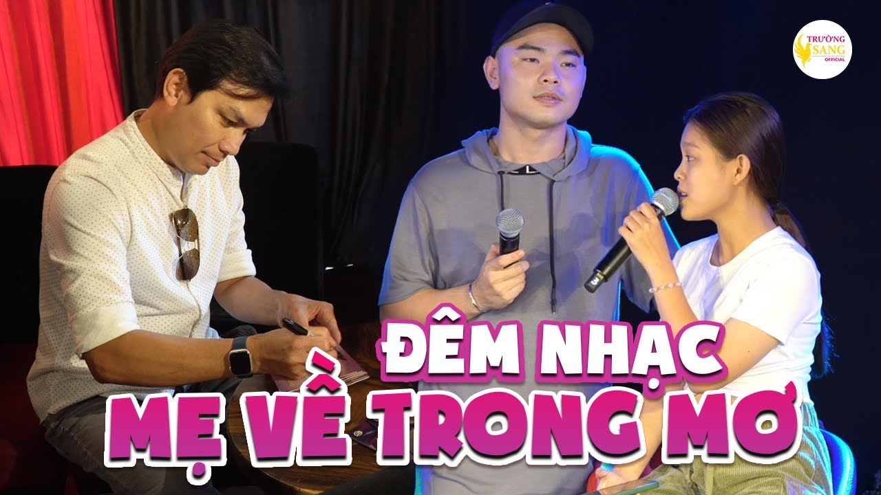 TRƯỜNG SANG TUYẾT NHUNG tập luyện cho đêm nhạc 