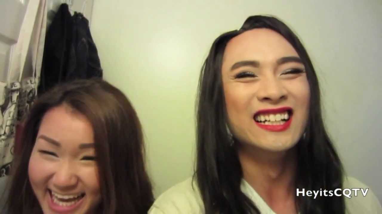 HeyitsCQTV - Girlfriend does Boyfriend Makeup Tag (and we go out in public)!!!