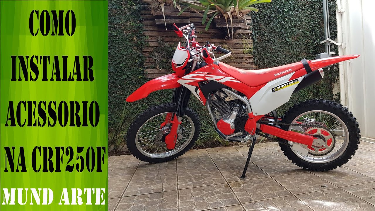 Como Instalar os Principais Acessório na Moto CRF