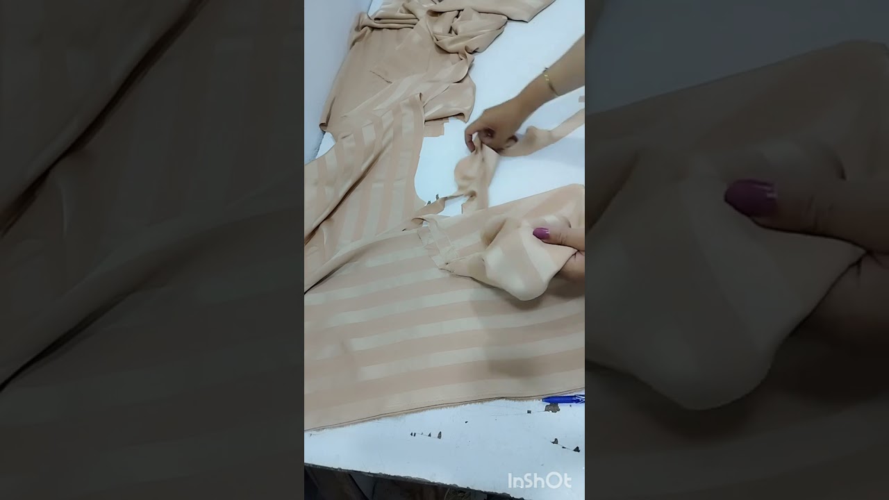 تعليم خياطة جلابة جبلية #بنات #العالم