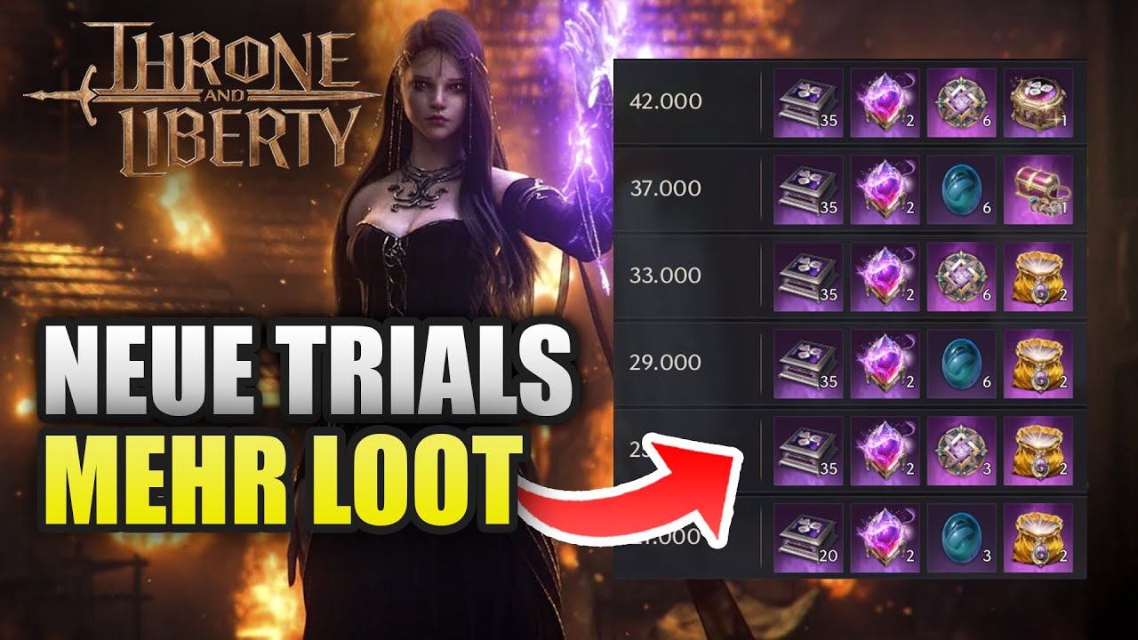 Throne & Liberty - Neuer Dungeon Trial Loot OP😱Mehr Loot für weniger Arbeit in T&L