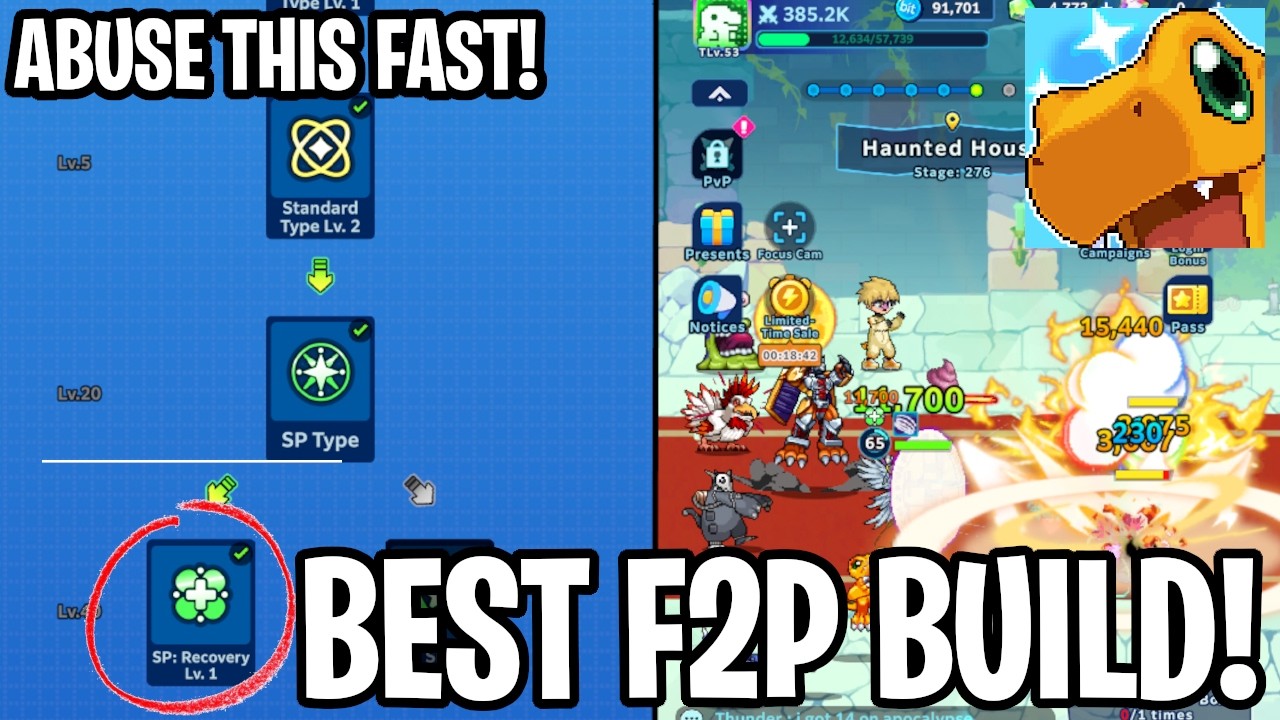 Ten build jest NIESAMOWICIE OP w Digimon Up!! NAJLEPSZY BUILD F2P?
