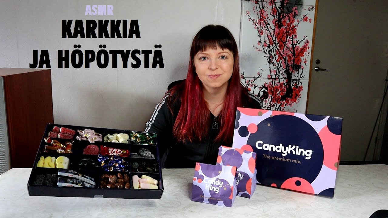 ASMR - Syödään karkkia ja höpötetään - Candyking