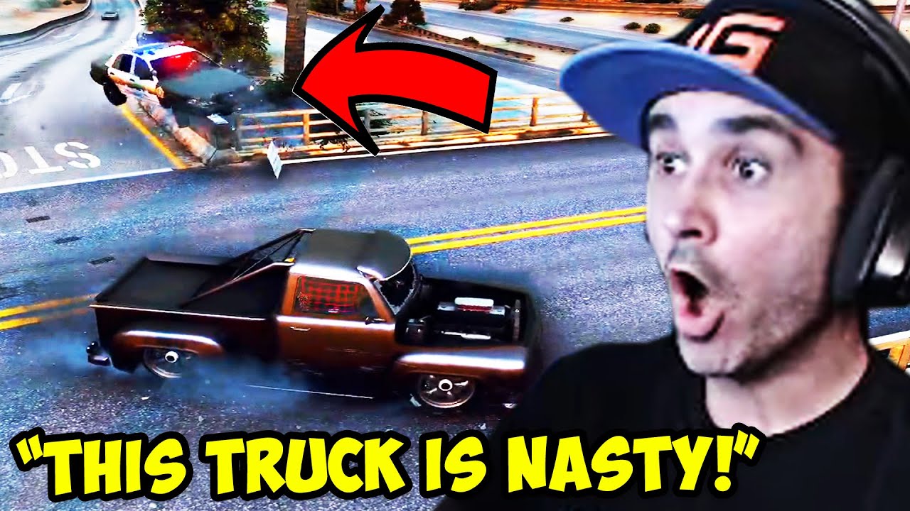 Summit1g DESTROYS THE COPS With The FASTEST Truck In The City!