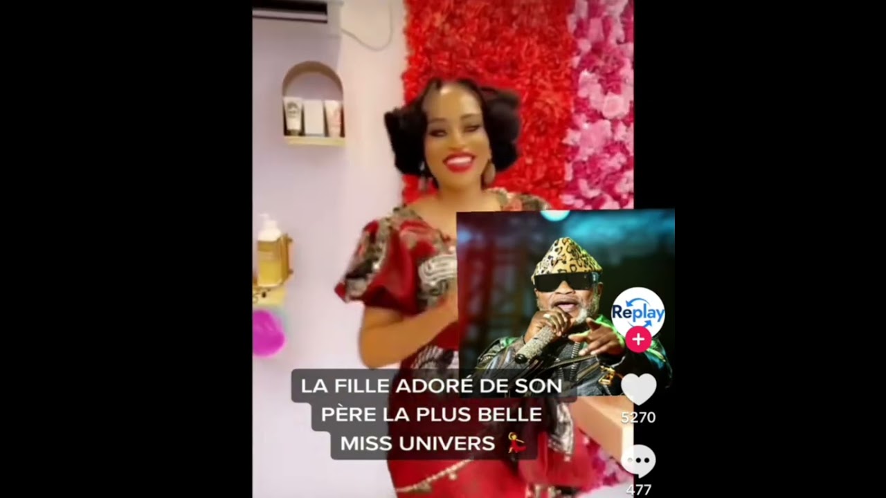 LA FILLE ADORE DE SON PERE LA PLUS BELLE MISS UNIVERS MINOU