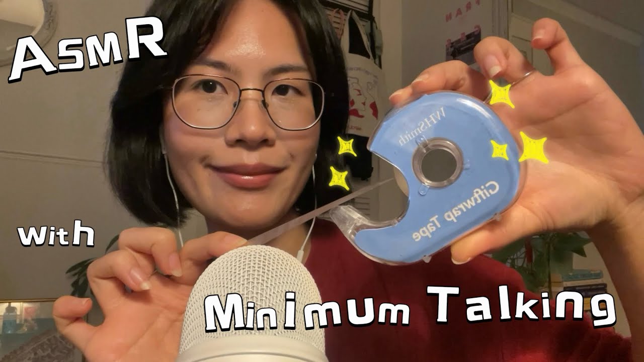 ASMR | So simple yet so tingly! 🤩(Tapping and scratching, tape on mic, crinkle sounds etc.