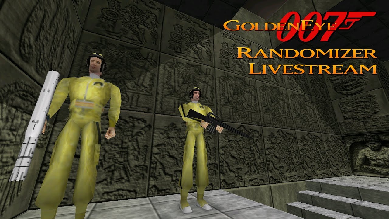 GoldenEye 007 N64 - Full Playthrough Livestream - ROM Randomizer #7