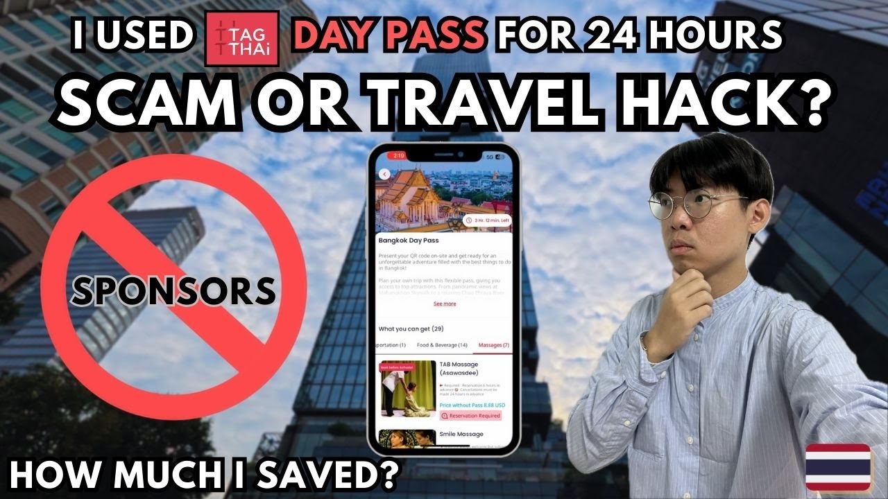 I Used TAGTHAi App for 24 Hours in Bangkok—Bangkok’s Best Travel Hack?Here’s How Much I Saved🇹🇭!