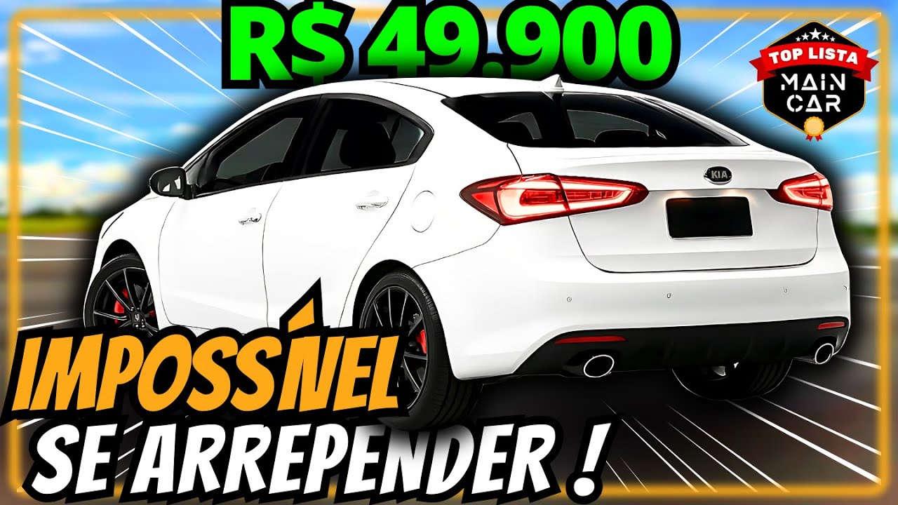 5 Carros BARATOS que NÃO QUEBRAM | COMPRE SEM ARREPENDIMENTO! 🔥