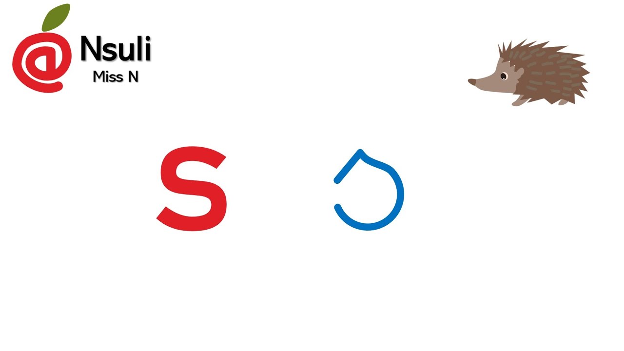 A kis írott s betű írása