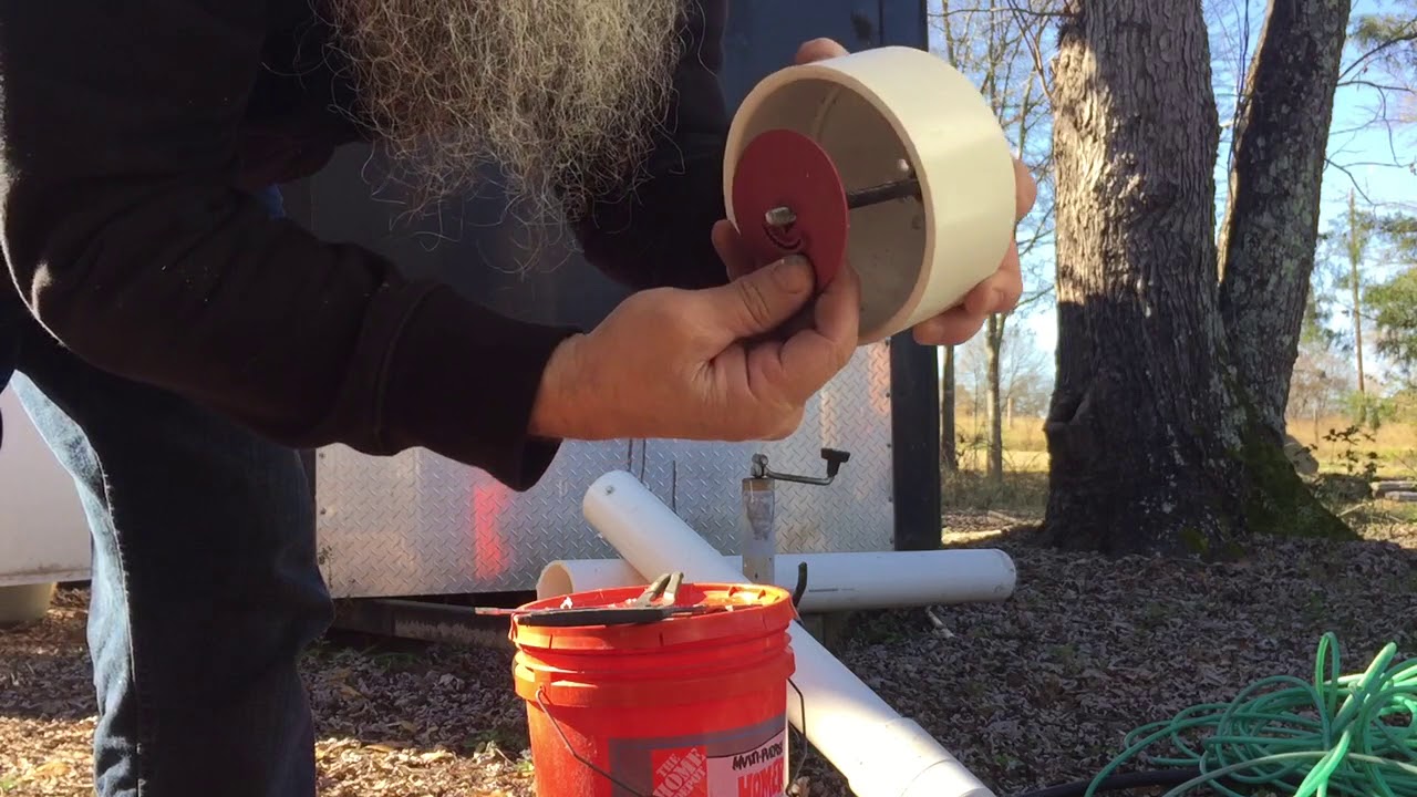 How to make the 4 inch PVC bailer bucket for a 6 inch well