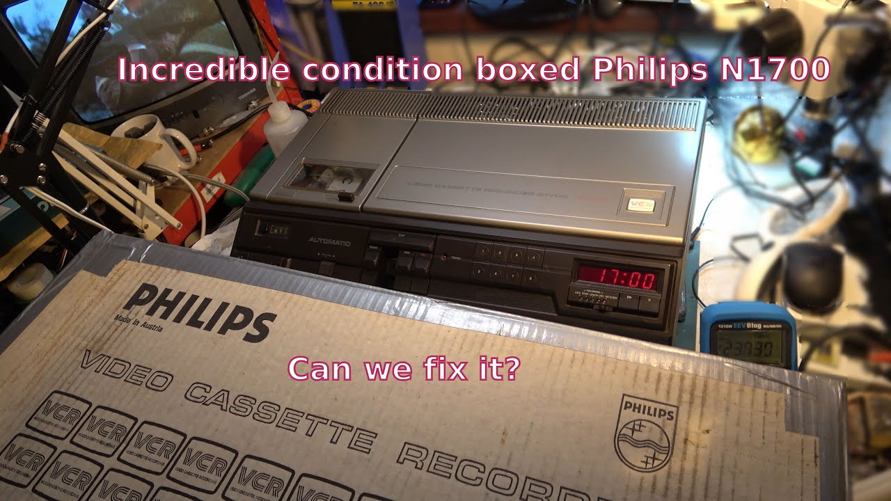 Perhaps the cleanest Philips N1700 video recorder in the world. Can we fix it?