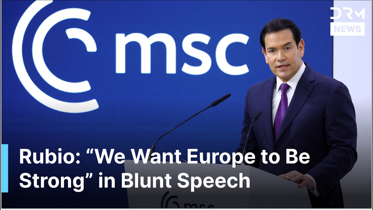 “Armies Fight for a Way of Life,” Rubio Warns of Civilizational Threat, Urges Strong Europe | AC1G