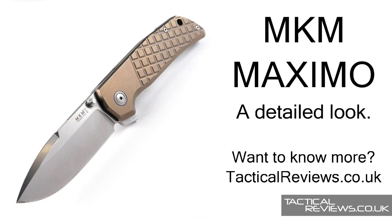 MKM Maximo — прочный карманный нож с интегрированным замком — подробный обзор