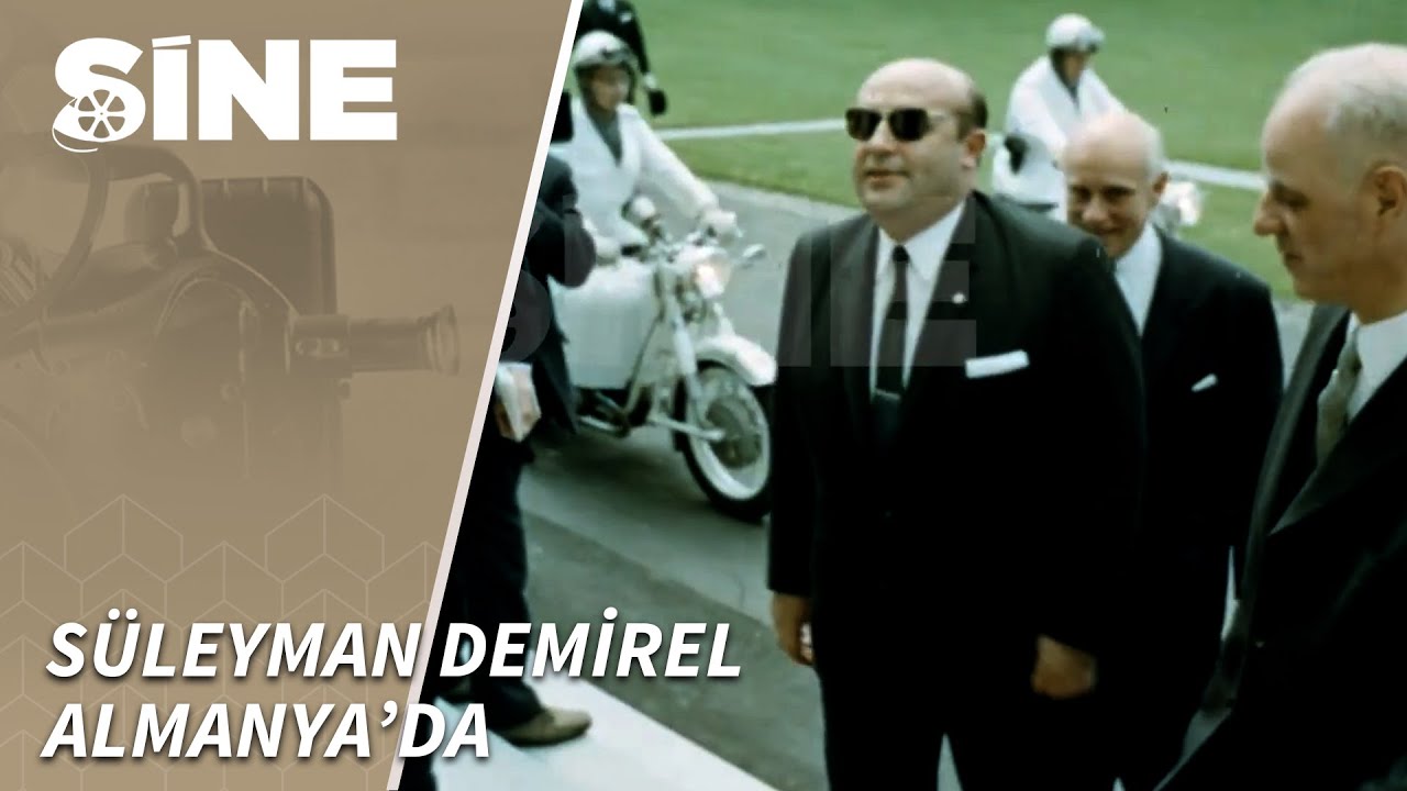 Demirel’in Batı Almanya Seyahatinden Tarihi Görüntüler