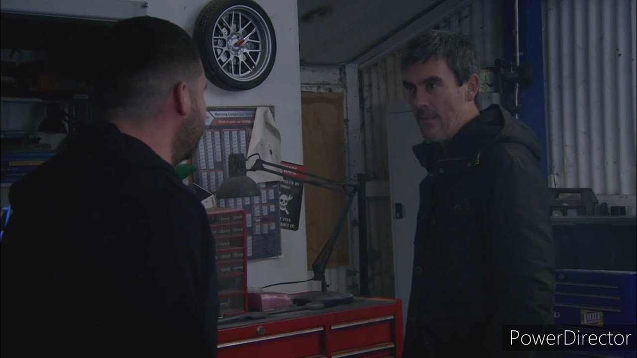 Emmerdale - Cain and Aaron Fight (25th January 2024)