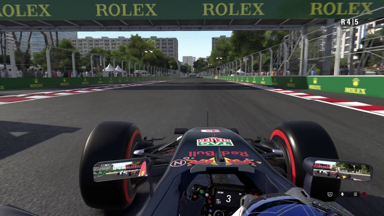 F1 2016 PS4 Gameplay At Baku City Circuit | 1080P 60fps
