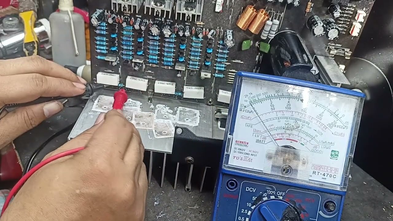Sakura Av-735ub amplifier busted 2 fuse 