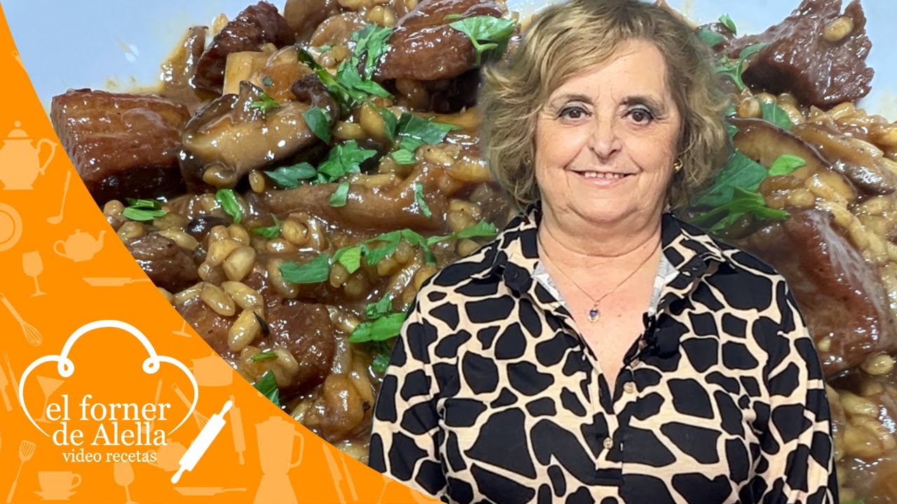 Arroz meloso de secreto ibérico y setas