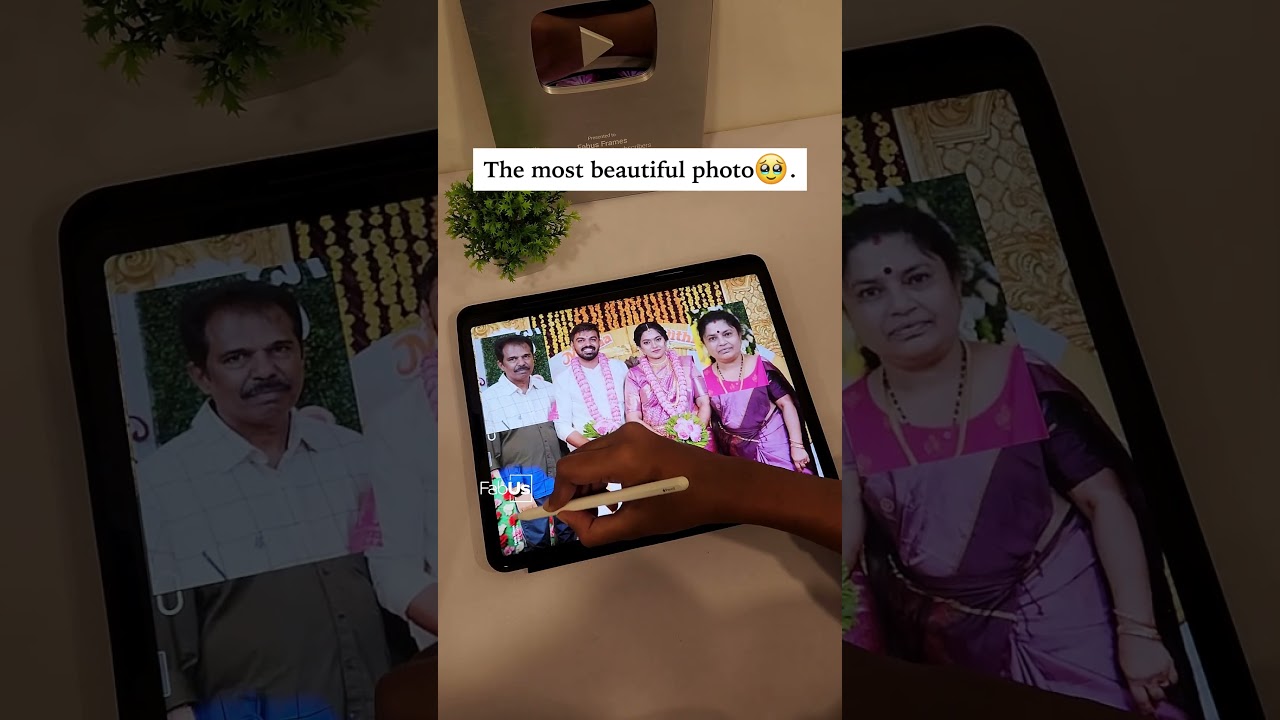 Photo adding in another photo | Digital Merge | Family Photo Merge #shorts #ashortsaday #art #merge