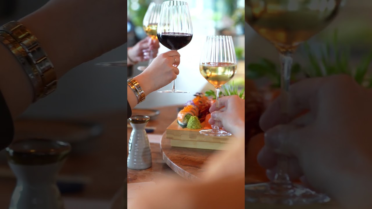 Experience a touch of Japanese spring at your table...