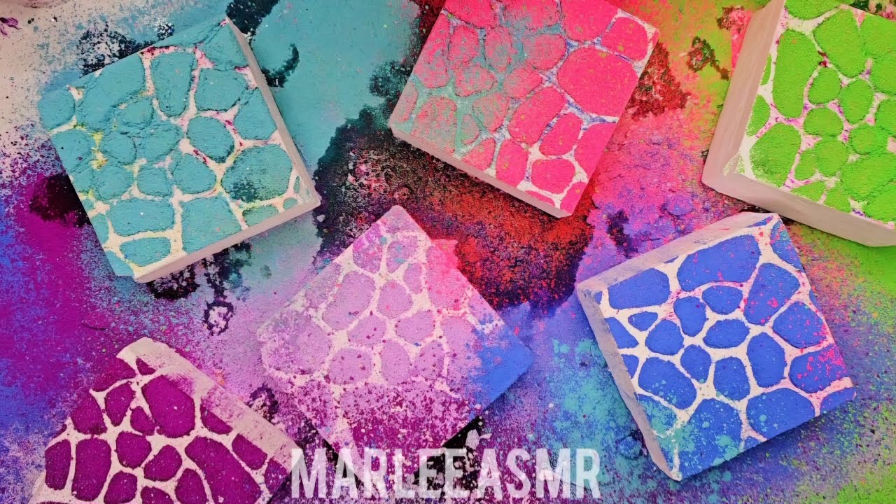 MAC BLOCKS | PIGMENT POWDERS | ASMR | SO SATISFYING