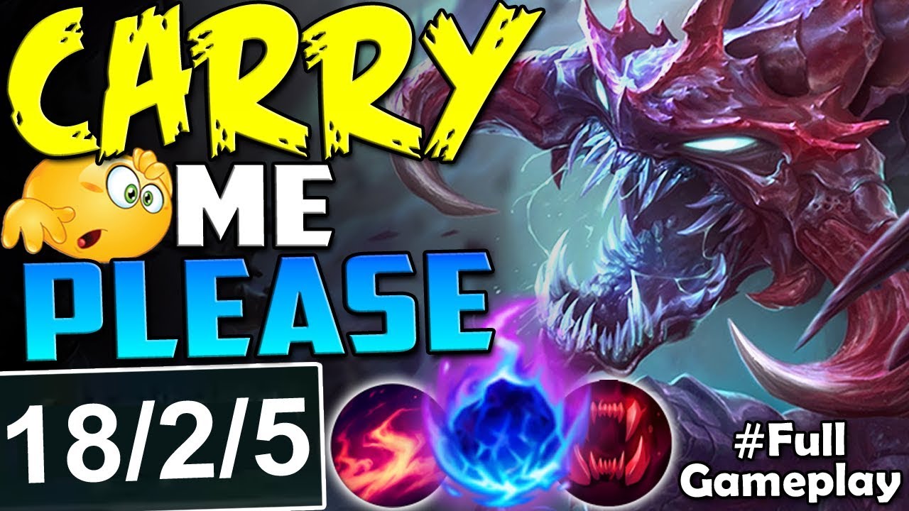 CARRY ME PLEASE | JAX IS RIGHT, I NEED IT | New Runes Cho'Gath vs Jax TOP | RANKED SEASON 8 Gameplay