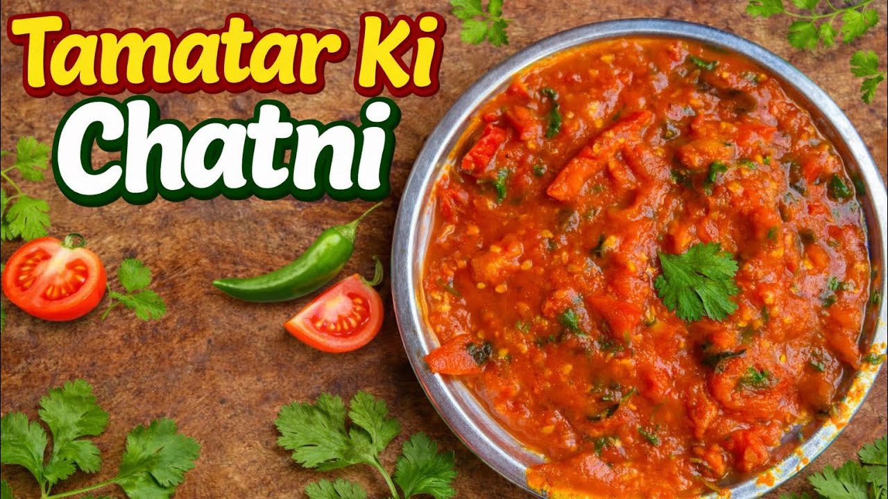 Khane Ka Taste Double! Tamatar Ki Chatni 🔥 Roti, Paratha, Dal Ke Saath Best Tamatar Chatni