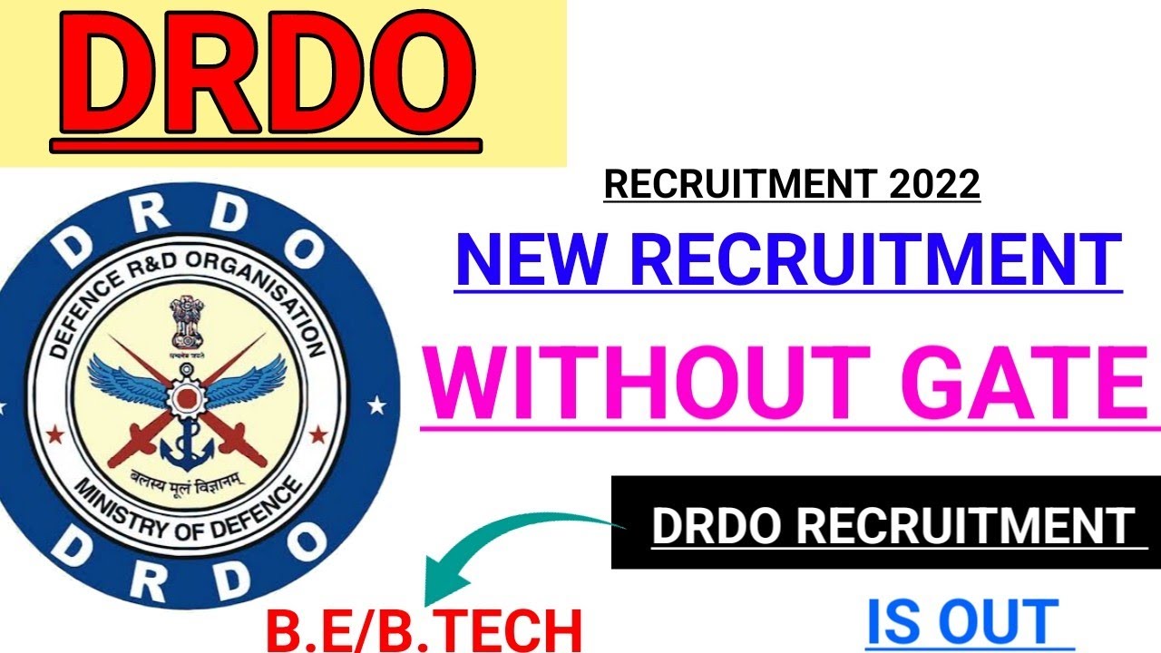 DRDO NEW RECRUITMENT 2022 IS OUT|| WITHOUT GATE|| B.E/B. TECH|| @Railwaysengar
