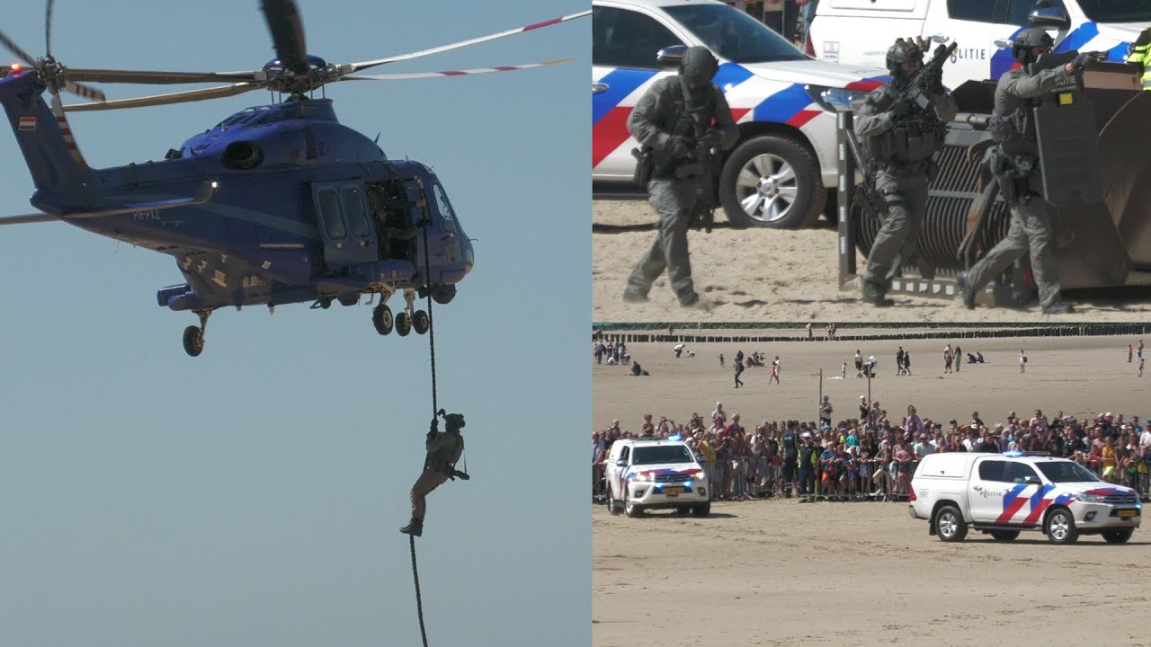 [Special] Spectaculaire demonstratie van de Dienst Speciale Interventies tijdens Rescue Zeeland 2023