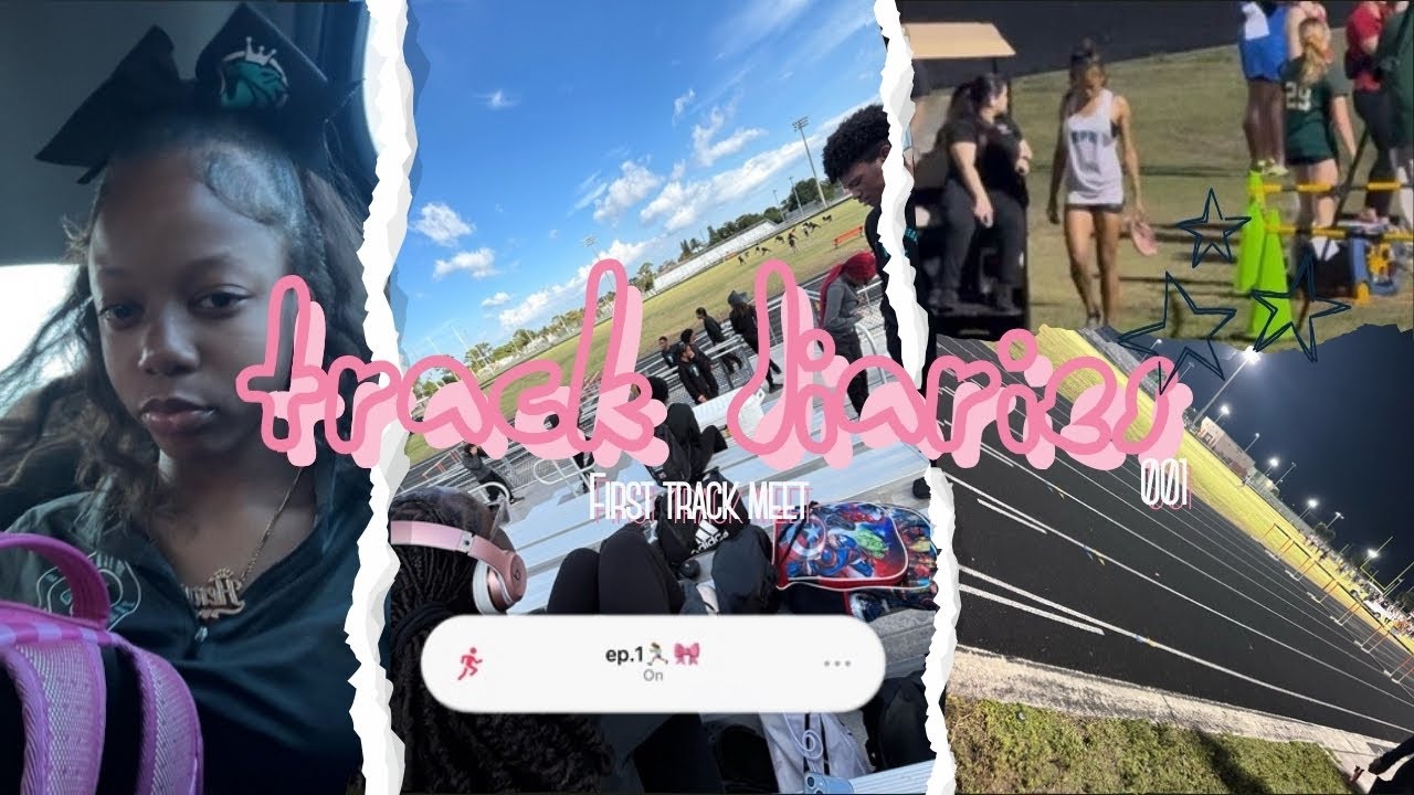 track meet vlog|track diaries ep.1🏃🏽‍♀️🎀|*first meet*|grwm, school, events, etc|| Heraje Amiracle ♡︎