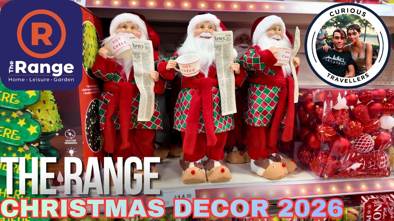 The Range Christmas Shop Tour 2026 - Gorgeous Decorations & Holiday Home D&eacute;cor