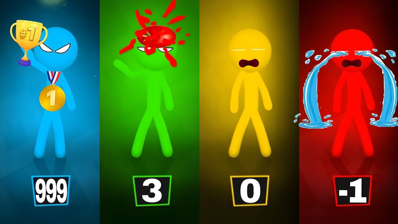Stickman Party 234 MiniGames - Intense Moments & Wins! Stickman Fight Highlights