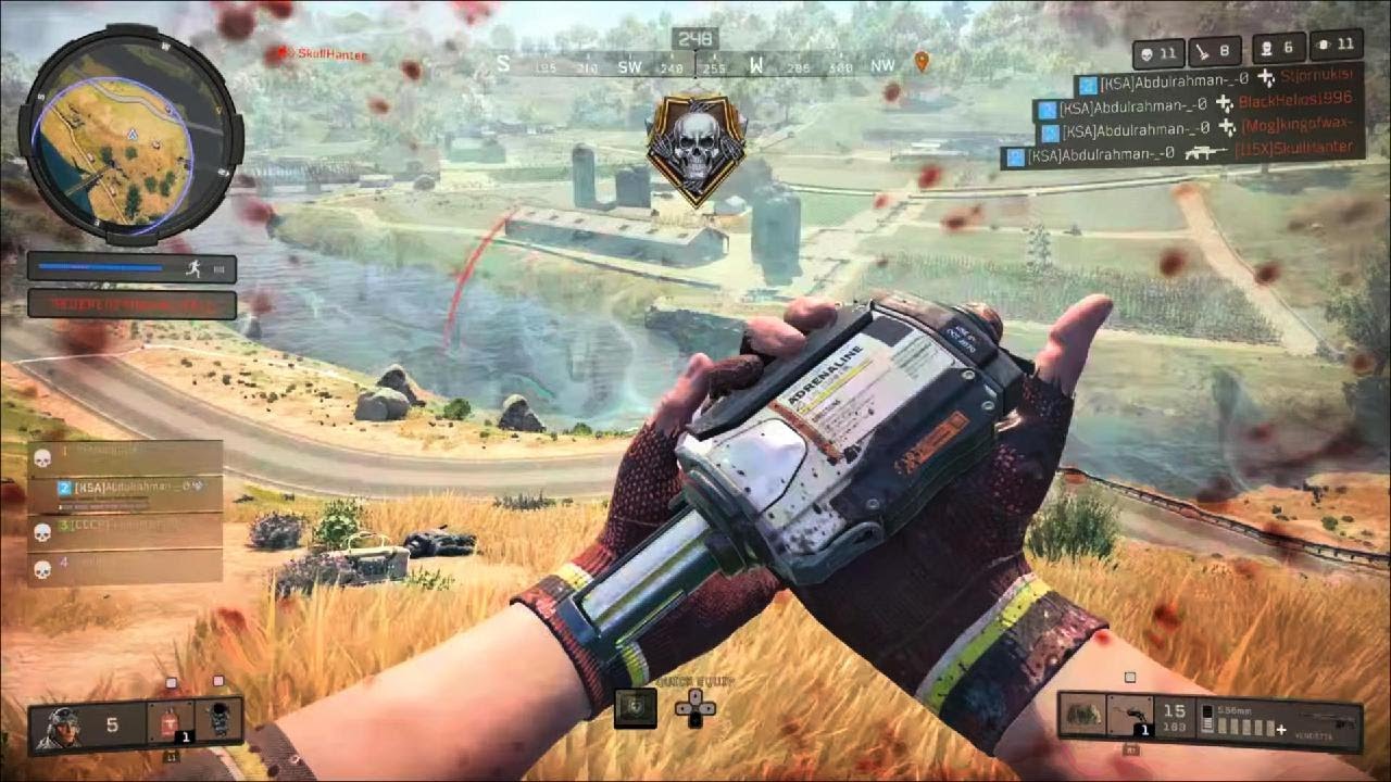 Blackout 11 Kills, Quad wipe 7 Kills at the END