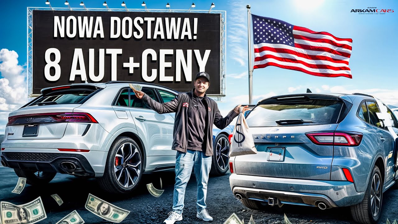 Oglądamy nową dostawę 8 AUT Z USA! (od 3000 do 60.000 USD!)