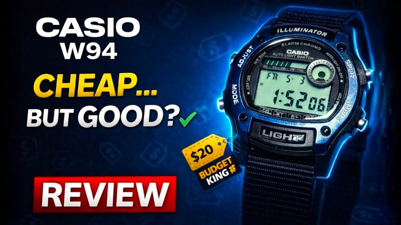 Casio W-94H Digital Watch Review - Module 1950 - Ep 57