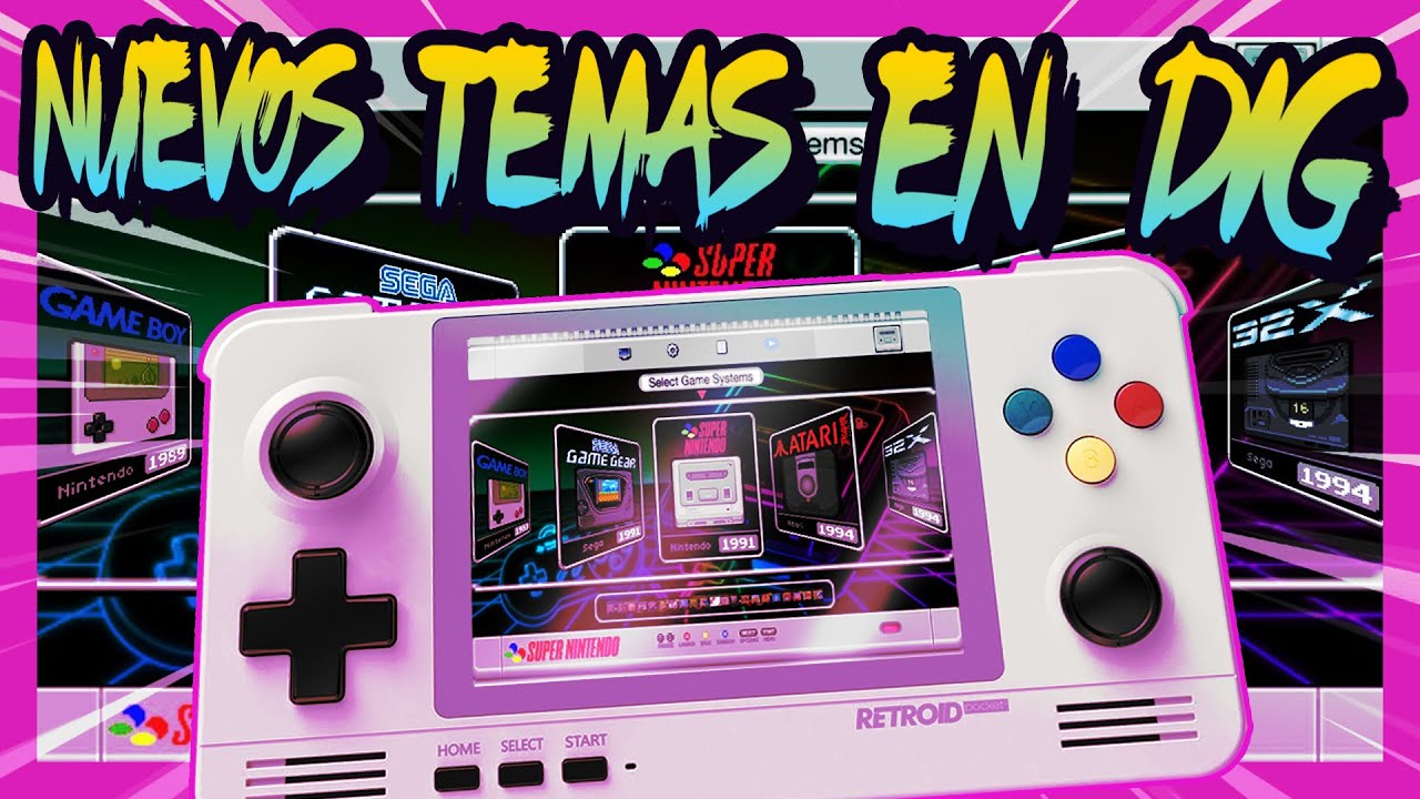 🕹️RETROID POCKET 2 TUTORIAL DIG📢Cómo añadir NUEVOS TEMAS paso a paso►LINK DESCARGA #retroidpocket2